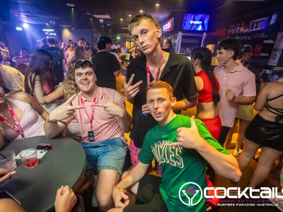 A professional photo of guests enjoying themselves at Cocktails Nightclub from our gallery.