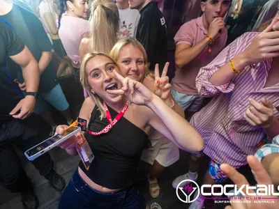 A professional photo of guests enjoying themselves at Cocktails Nightclub from our gallery.