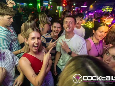 A professional photo of guests enjoying themselves at Cocktails Nightclub from our gallery.