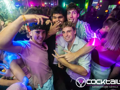 A professional photo of guests enjoying themselves at Cocktails Nightclub from our gallery.