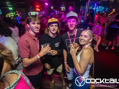 A professional photo of guests enjoying themselves at Cocktails Nightclub from our gallery.