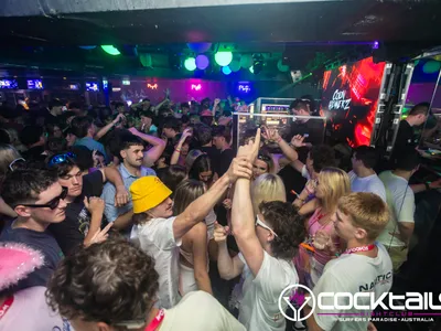 A professional photo of guests enjoying themselves at Cocktails Nightclub from our gallery.