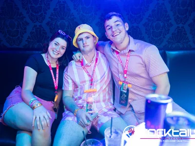 A professional photo of guests enjoying themselves at Cocktails Nightclub from our gallery.