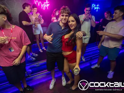 A professional photo of guests enjoying themselves at Cocktails Nightclub from our gallery.