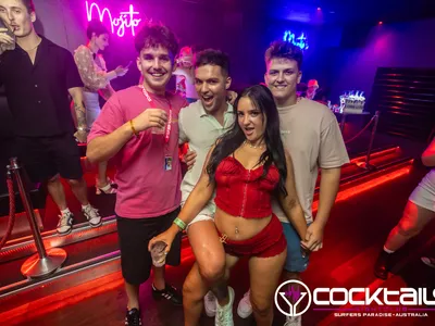 A professional photo of guests enjoying themselves at Cocktails Nightclub from our gallery.