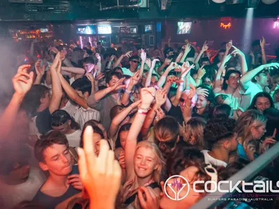 A professional photo of guests enjoying themselves at Cocktails Nightclub from our gallery.