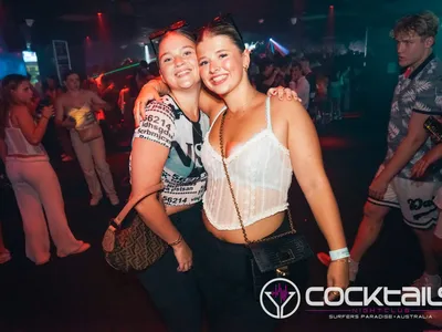 A professional photo of guests enjoying themselves at Cocktails Nightclub from our gallery.