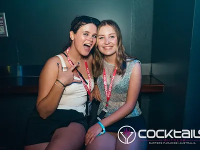 A professional photo of guests enjoying themselves at Cocktails Nightclub from our gallery.