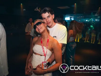 A professional photo of guests enjoying themselves at Cocktails Nightclub from our gallery.