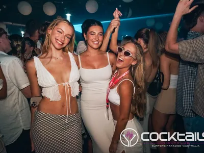 A professional photo of guests enjoying themselves at Cocktails Nightclub from our gallery.