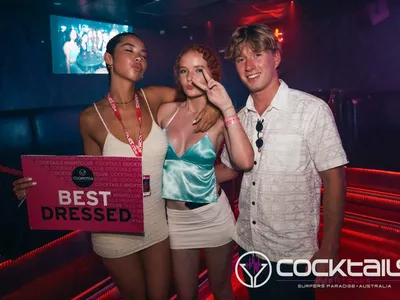 A professional photo of guests enjoying themselves at Cocktails Nightclub from our gallery.