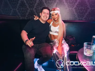 A professional photo of guests enjoying themselves at Cocktails Nightclub from our gallery.