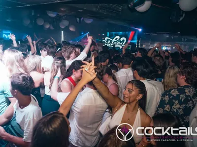 A professional photo of guests enjoying themselves at Cocktails Nightclub from our gallery.