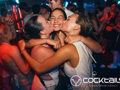 A professional photo of guests enjoying themselves at Cocktails Nightclub from our gallery.