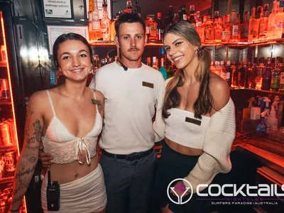 A professional photo of guests enjoying themselves at Cocktails Nightclub from our gallery.