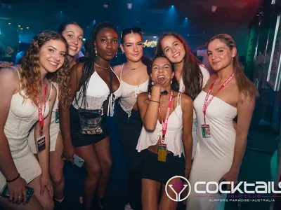 A professional photo of guests enjoying themselves at Cocktails Nightclub from our gallery.