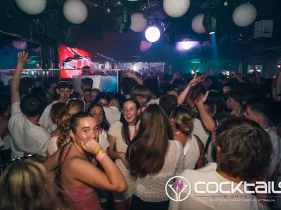 A professional photo of guests enjoying themselves at Cocktails Nightclub from our gallery.