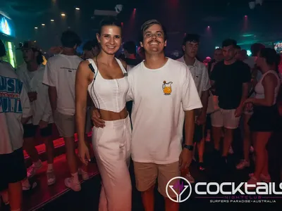 A professional photo of guests enjoying themselves at Cocktails Nightclub from our gallery.