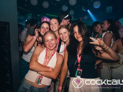 A professional photo of guests enjoying themselves at Cocktails Nightclub from our gallery.