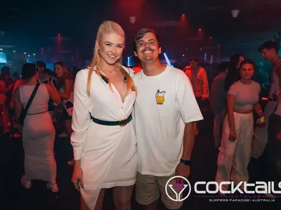 A professional photo of guests enjoying themselves at Cocktails Nightclub from our gallery.