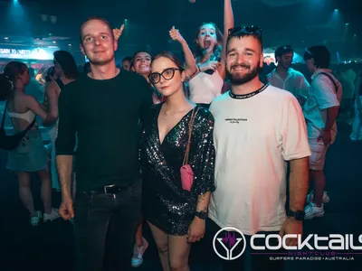 A professional photo of guests enjoying themselves at Cocktails Nightclub from our gallery.