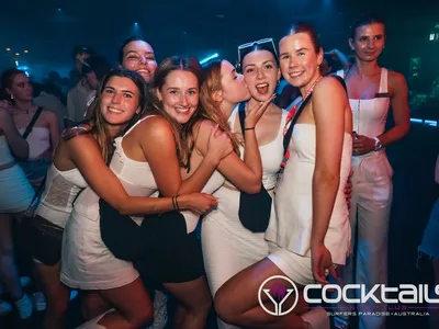 A professional photo of guests enjoying themselves at Cocktails Nightclub from our gallery.