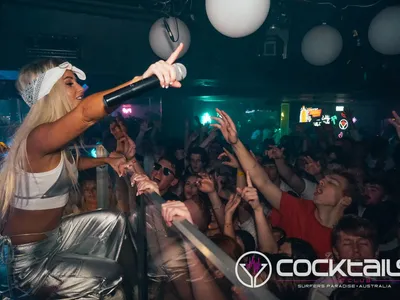 A professional photo of guests enjoying themselves at Cocktails Nightclub from our gallery.