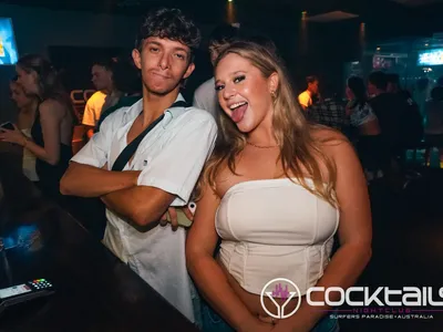 A professional photo of guests enjoying themselves at Cocktails Nightclub from our gallery.