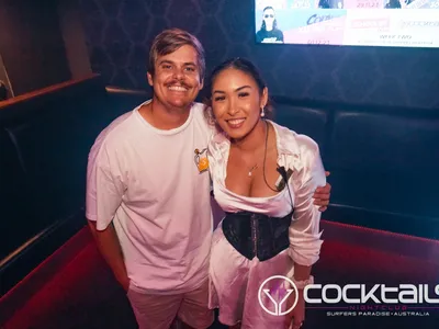 A professional photo of guests enjoying themselves at Cocktails Nightclub from our gallery.