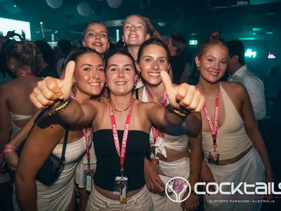 A professional photo of guests enjoying themselves at Cocktails Nightclub from our gallery.