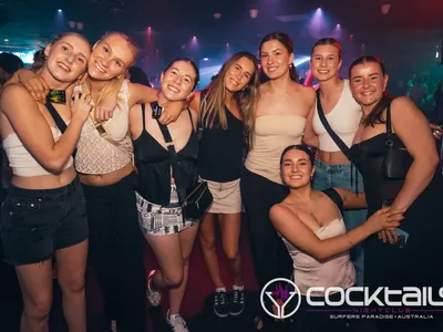 A professional photo of guests enjoying themselves at Cocktails Nightclub from our gallery.