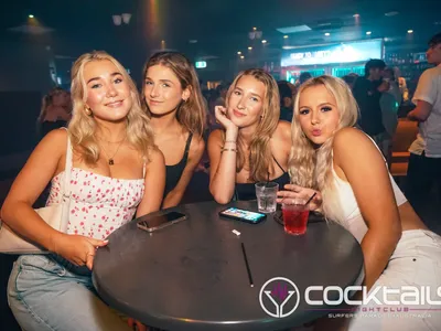 A professional photo of guests enjoying themselves at Cocktails Nightclub from our gallery.