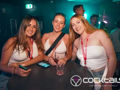 A professional photo of guests enjoying themselves at Cocktails Nightclub from our gallery.