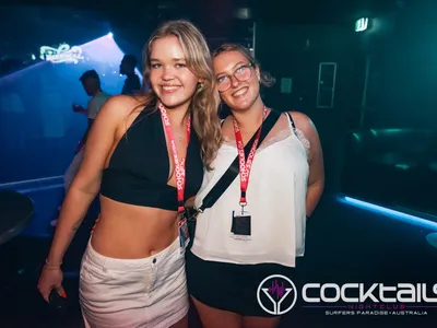 A professional photo of guests enjoying themselves at Cocktails Nightclub from our gallery.