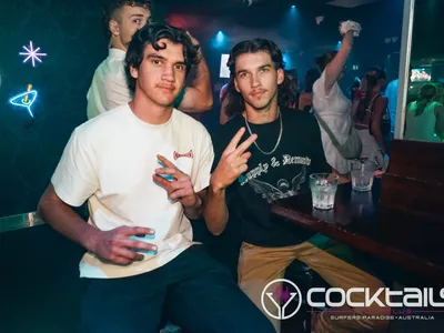 A professional photo of guests enjoying themselves at Cocktails Nightclub from our gallery.