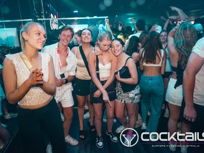 A professional photo of guests enjoying themselves at Cocktails Nightclub from our gallery.