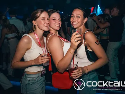 A professional photo of guests enjoying themselves at Cocktails Nightclub from our gallery.