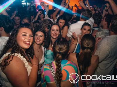 A professional photo of guests enjoying themselves at Cocktails Nightclub from our gallery.