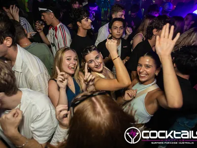 A professional photo of guests enjoying themselves at Cocktails Nightclub from our gallery.