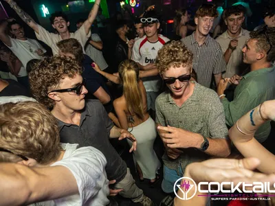 A professional photo of guests enjoying themselves at Cocktails Nightclub from our gallery.