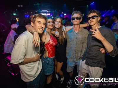 A professional photo of guests enjoying themselves at Cocktails Nightclub from our gallery.