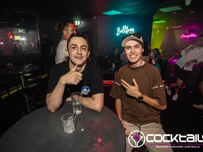 A professional photo of guests enjoying themselves at Cocktails Nightclub from our gallery.