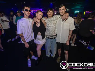 A professional photo of guests enjoying themselves at Cocktails Nightclub from our gallery.