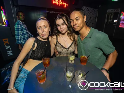 A professional photo of guests enjoying themselves at Cocktails Nightclub from our gallery.