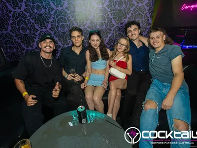 A professional photo of guests enjoying themselves at Cocktails Nightclub from our gallery.