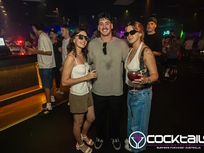 A professional photo of guests enjoying themselves at Cocktails Nightclub from our gallery.