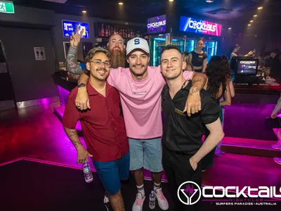 A professional photo of guests enjoying themselves at Cocktails Nightclub from our gallery.