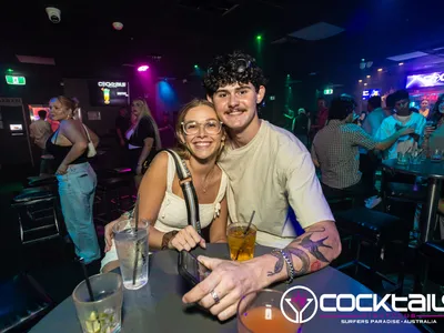 A professional photo of guests enjoying themselves at Cocktails Nightclub from our gallery.