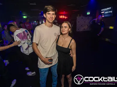 A professional photo of guests enjoying themselves at Cocktails Nightclub from our gallery.