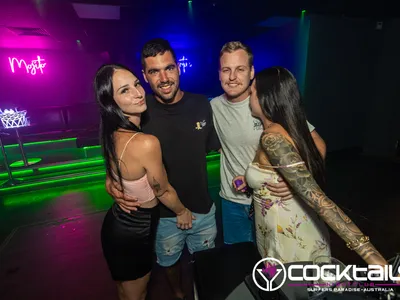 A professional photo of guests enjoying themselves at Cocktails Nightclub from our gallery.